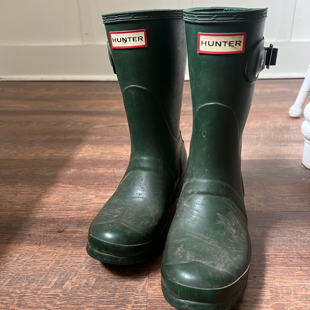 Hunter Classic Dark Green Boots